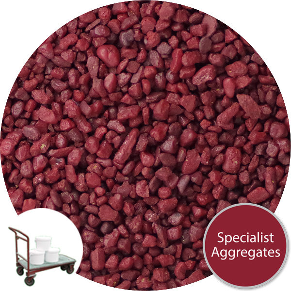 Rounded Gravel Nuggets - Burgundy - Click & Collect